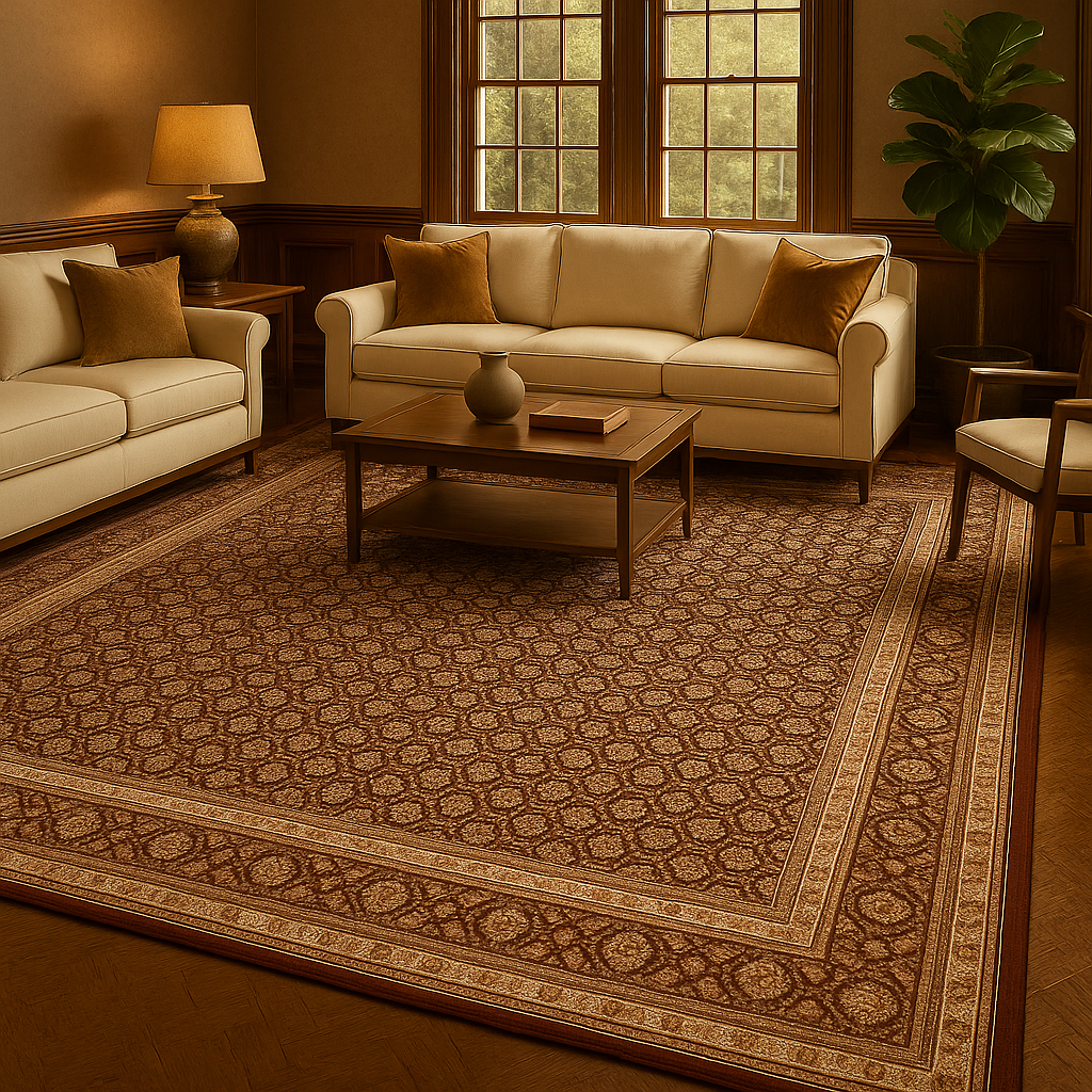 Waldorf 6117D Onyx Luxury Area Rug – 10x13 ft (Handcrafted Elegance for Grand Homes)