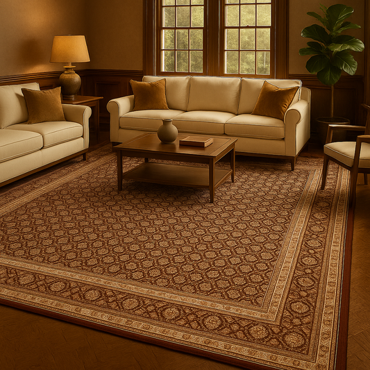 Waldorf 6117D Onyx Luxury Area Rug – 10x13 ft (Handcrafted Elegance for Grand Homes)